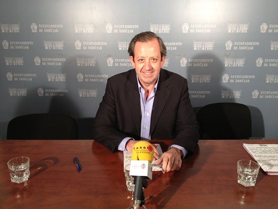 El portavoz del Gobierno Municipal de Andújar, Francisco Carmona.