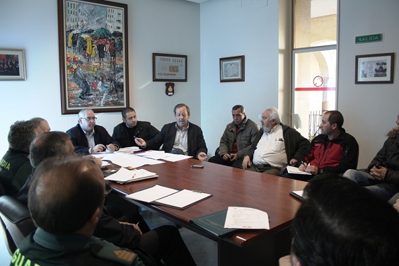 Reunión del comité asesor en el Ayuntamiento de Andújar.