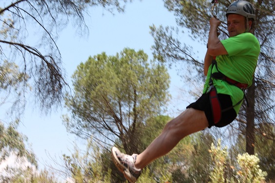 Actividades deportivas en la Sierra de Andújar.