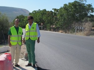Obras de emergencia en Porcuna (Jaén).
