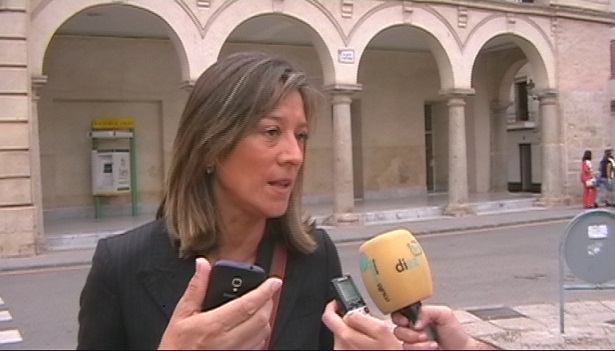 La portavoz andalucista, Encarna Camacho.