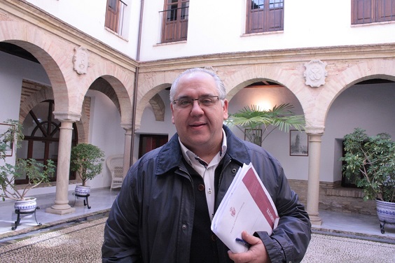 El alcalde de Andújar, Jesús Estrella.