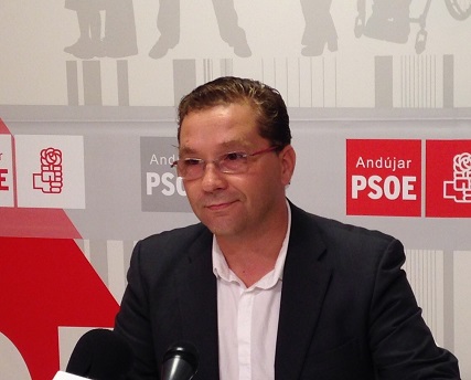 El candidato socialista a la alcaldía de Andújar, Paco Huertas.