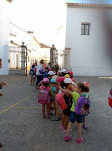 Niños del Aula de Conciliación.