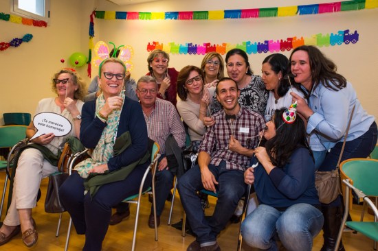 Los asistentes disfrutaron de un photocall donde hacerse fotos de recuerdo.