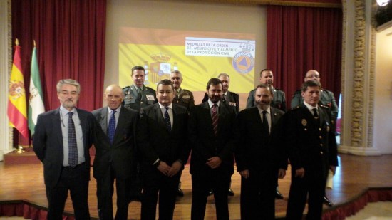 Acto de entrega de las medallas de la Orden del Mérito Civil y al Mérito de la Protección Civil. 