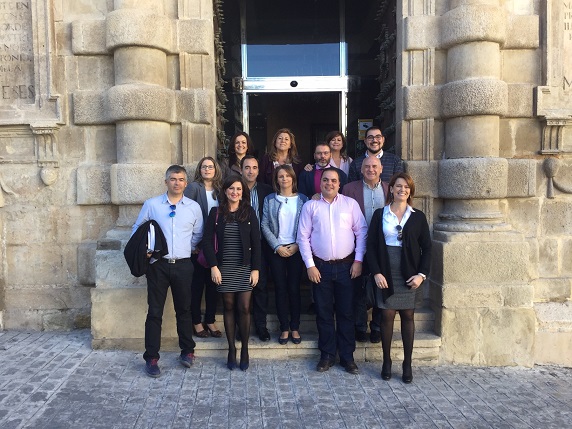 Una imagen de la reunión de los delegados y coordinadores territoriales en Martos.