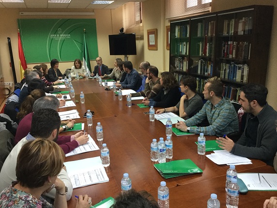 La delegada del Gobierno, Ana Cobo, presidió esta reunión de coordinación.