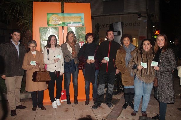 Ganadores del sorteo de la Campaña de la Navidad en Andújar.