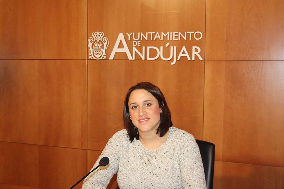 La concejala de Medio Ambiente del Ayuntamiento de Andújar, Candela Fuentes.