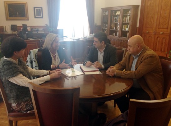 Representantes de Jafarco se han reunido con el presidente de la Diputación.