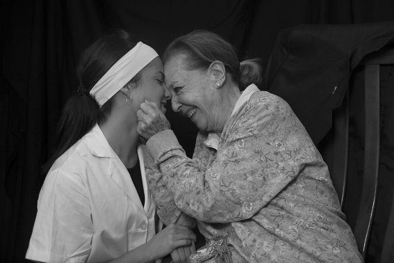 Ana Peinado junto a María José Alfonso.