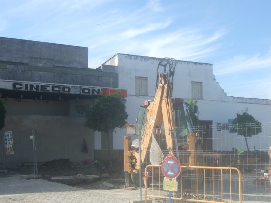 Obras del Programa de Fomento de Empleo Agrario en Lopera. Foto de archivo.