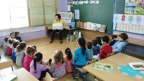 Actividad realizada en Andújar por el Día del Libro Infantil y Juvenil.