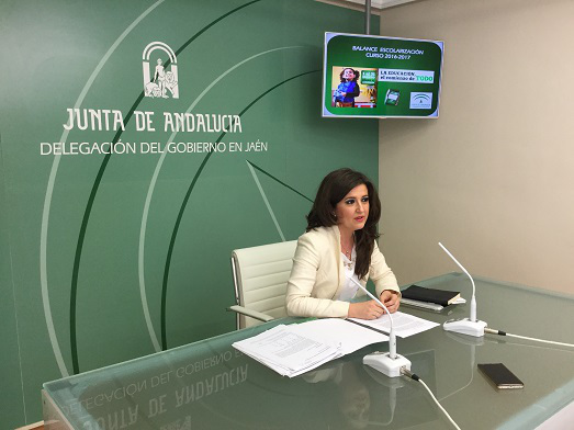 La delegada territorial de Educación, Yolanda Caballero.