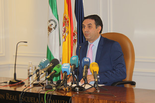 El consejero de Turismo, Francisco Javier Fernández. Foto: Junta de Andalucía.
