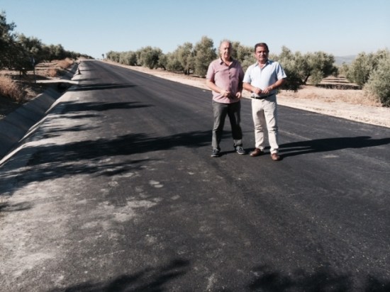 José Castro ha visitado la carretera de acceso a Lahiguera.