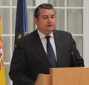 El delegado del Gobierno en Andalucía, Antonio Sanz.