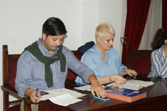 Concejales del PP en el Ayuntamiento de Lopera.