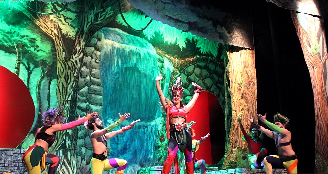 Representación teatral de la compañía Esphera Teatro, de Andújar.