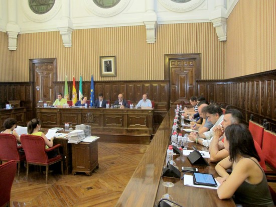 Una anterior sesión plenaria celebrada por la Diputación de Jaén. Foto: Diputación de Jaén.