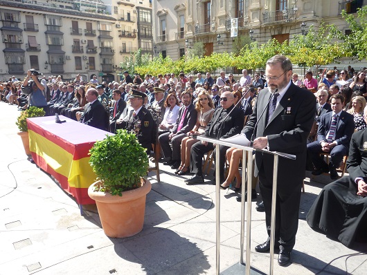 El subdelegado del Gobierno en Jaén, Juan Lillo, presidió el Acto Oficial de la Festividad de los Ángeles Custodios.