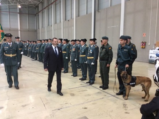 El subdelegado del Gobierno en Jaén, Juan Lillo, presidió los actos por el Día del Pilar.