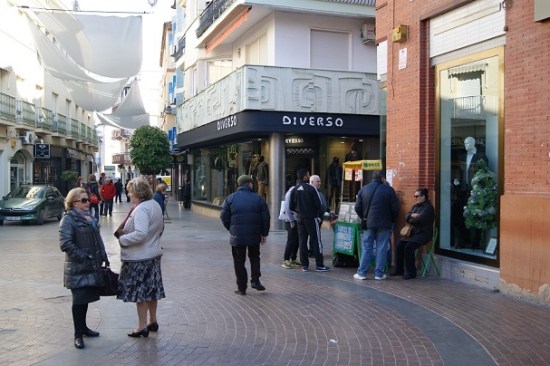 Calle comercial de Andújar.