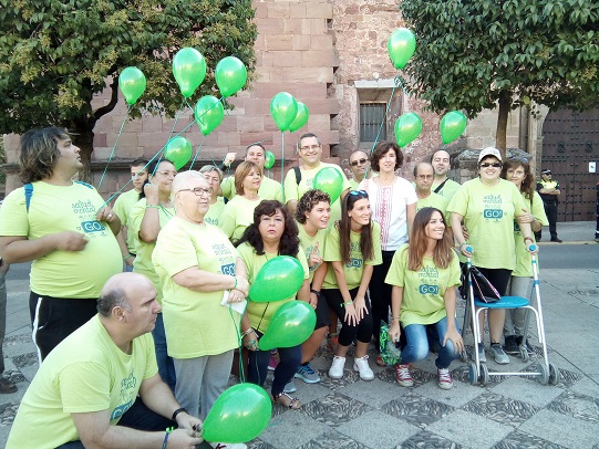 Asistentes a las actividades con motivo del Día Mundial de la Salud Mental. 