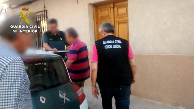 Una imagen de esta operación de la Guardia Civil. 