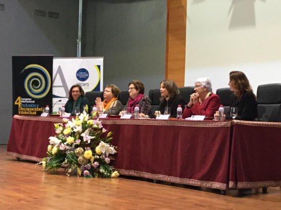 Acto de inauguración del IV Congreso Internacional “Inclusión y Discapacidad Intelectual” .
