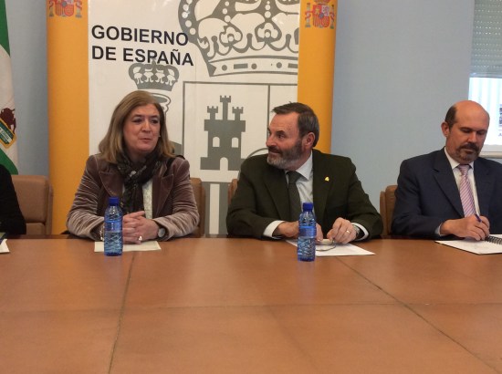 El subdelegado del Gobierno en Jaén, Juan Lillo, en su despedida del cargo.