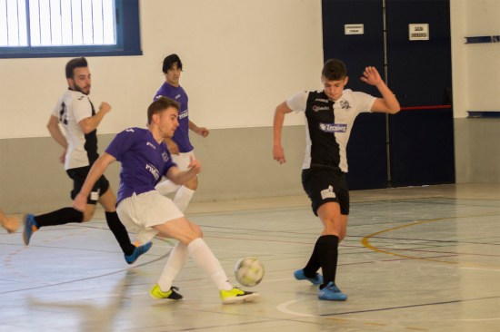 Un anterior partido disputado por la A.D Porcuna Futsal.