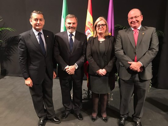 Antonio Sanz, Juan Lillo, Francisca Molina y Javier Márquez.