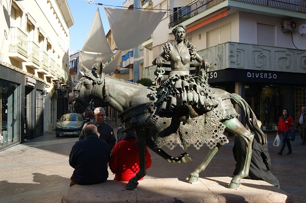 Monumento a la Jamuga, en Andújar.