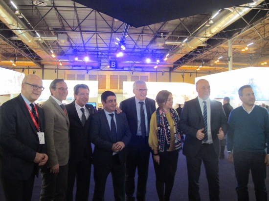 Autoridades que han participado en este encuentro en Fitur 2017.