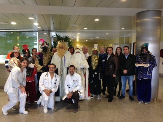 Los Reyes Magos han visitado hoy el Hospital de Andújar.