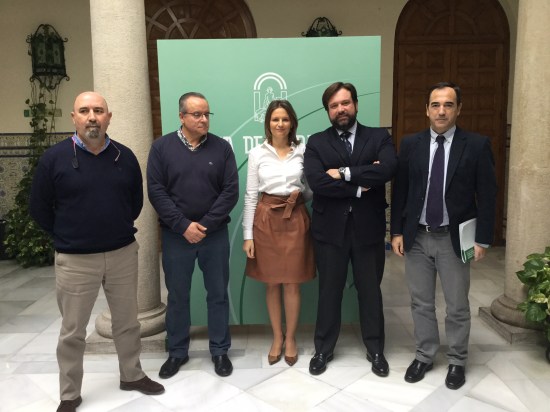 Ana Cobo, Manuel Alfonso Torres, Manuel Salazar, José Moral y Antonio de la Torre.