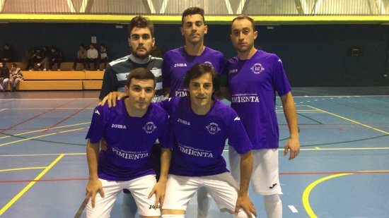 Equipo inicial de la A.D Porcuna Futsal para este partido.
