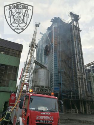 Incendio en Andújar