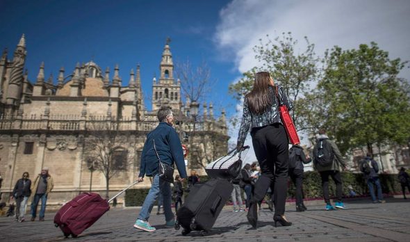 Turistas en Andalucía