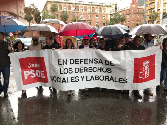 Manifestación del 1 de mayo en Jaén