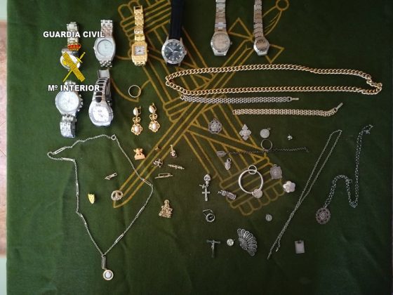 Joyas robadas en Torredonjimeno