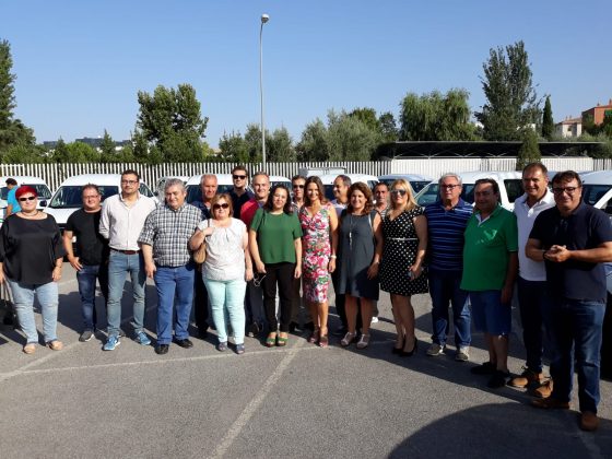 entrega de vehículos a municipios de Jaén