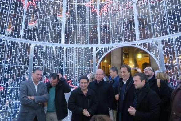 Alumbrado navideño de la Diputación de Jaén