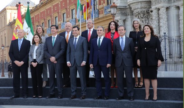 nuevo gobierno de la Junta de Andalucía
