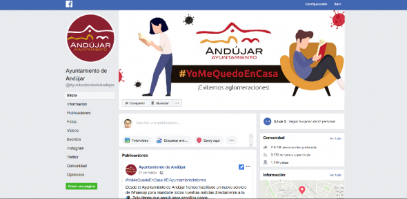 Facebook del Ayuntamiento de Andújar