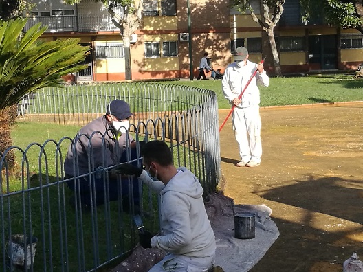 El Ayuntamiento de Andújar comienza el Plan de Puesta a punto en diferentes zonas de tránsito y parques  de Andújar y sus pedanías.