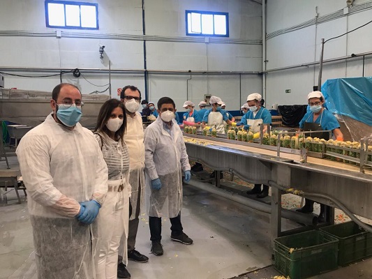 Diputación de Jaén concede un incentivo de 358.000 euros a la empresa «Congana» para la creación de 20 nuevos puestos de trabajo.