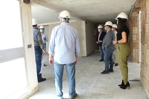 Las obras del antiguo seminario de Andújar avanzan con “paso firme” hacia su conversión en Centro Socio-Asistencial.